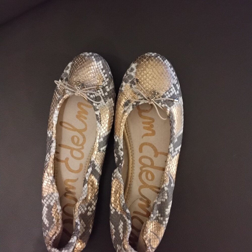 Sam Edelman Snake Print Flats sz 11